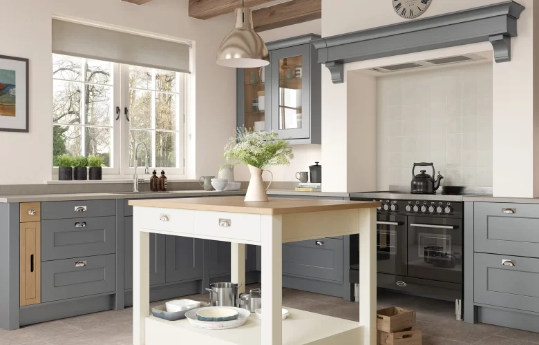Florence | Dust Grey and Porcelain