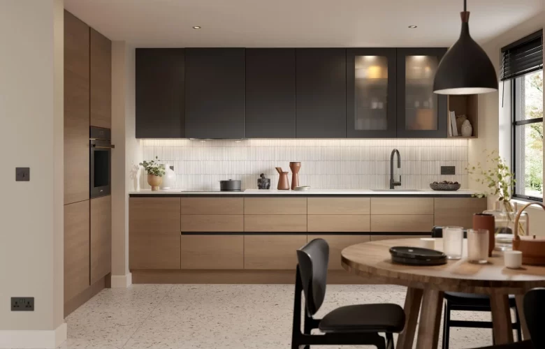 Tavola | Parched Oak featuring Zola Matte Graphite